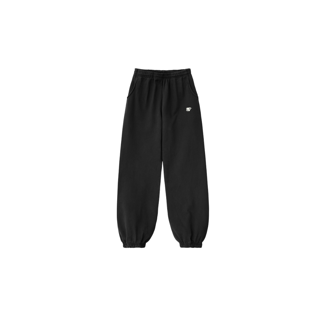 Tfw tiny logo embroidered heavy weight sweat pants